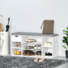 Shoe Storage Bench with Cushion
