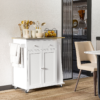 Kitchen Island Trolley with Spice Rack
