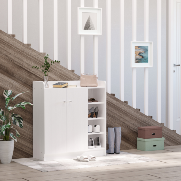 2-Door Shoe Storage Cabinet