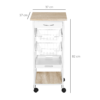 5-Tier Kitchen Storage Trolley