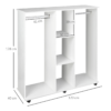 Wardrobe Cabinet with Dual Hanging Rails