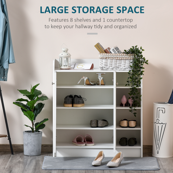 2-Door Shoe Storage Cabinet