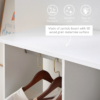 Wardrobe Cabinet with Dual Hanging Rails