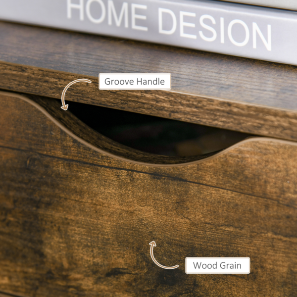 Slim Bedside Cabinet with Shelf