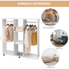 Wardrobe Cabinet with Dual Hanging Rails