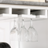Kitchen Trolley with Wine Rack and Drawer
