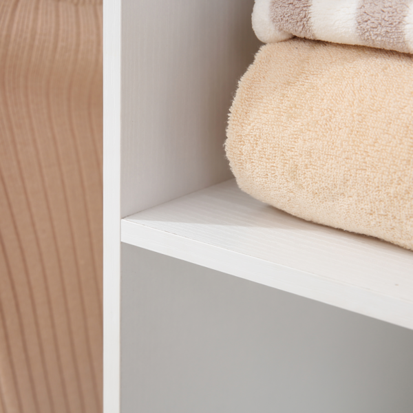Wardrobe Cabinet with Dual Hanging Rails