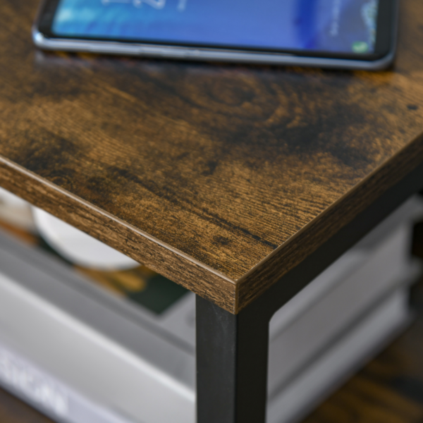 Slim Bedside Cabinet with Shelf