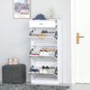 4-Drawer Flip Shoe Cabinet