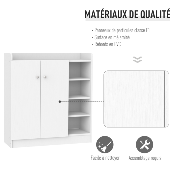 2-Door Shoe Storage Cabinet