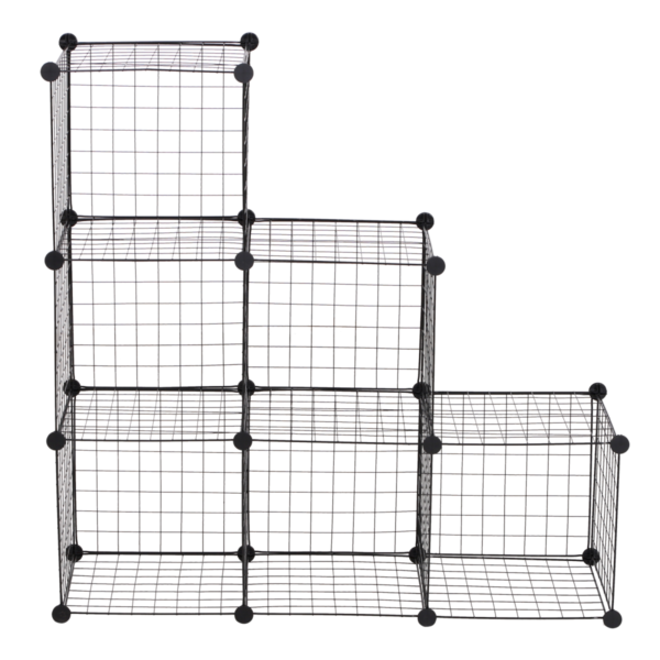 Modular 6-Cube Storage Cabinet