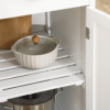 Kitchen Trolley with Wine Rack and Drawer