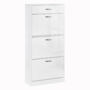 4-Drawer Flip Shoe Cabinet