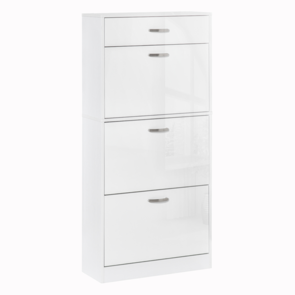 4-Drawer Flip Shoe Cabinet