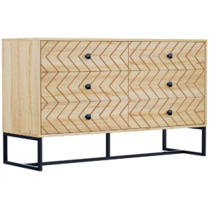 Zig-Zag 6-Drawer Storage Unit